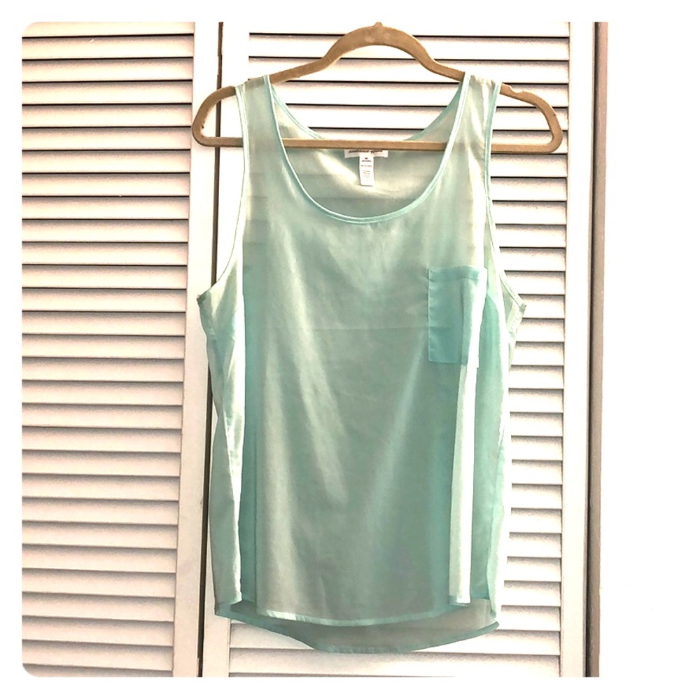 Teal/mint top